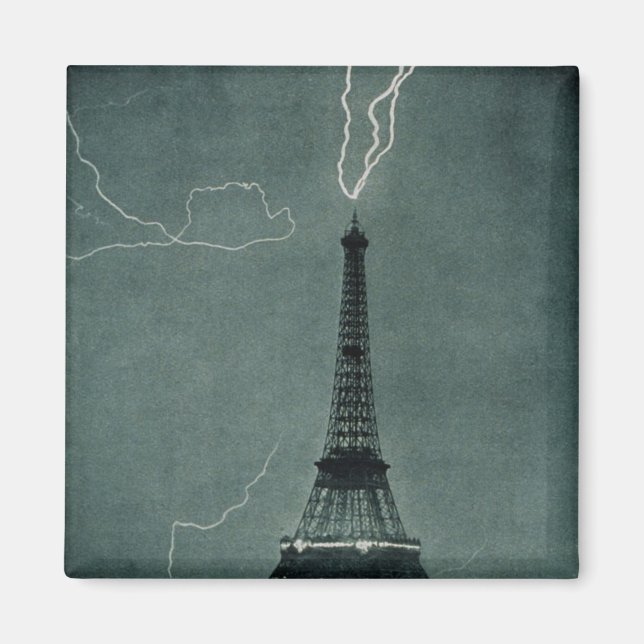 Imã Relâmpago em choque com a Torre Eiffel (Frente)