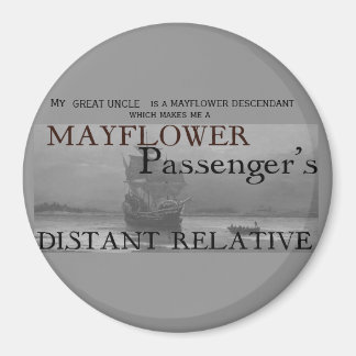 Imã Relativo Distante do Passageiro Mayflower