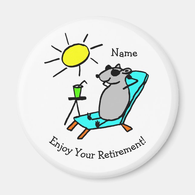 Imã Relaxe Aproveite Sua Reforma Engraçado (Frente)