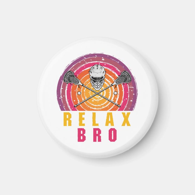 Imã Relaxe Irmão Lacrosse (Frente)