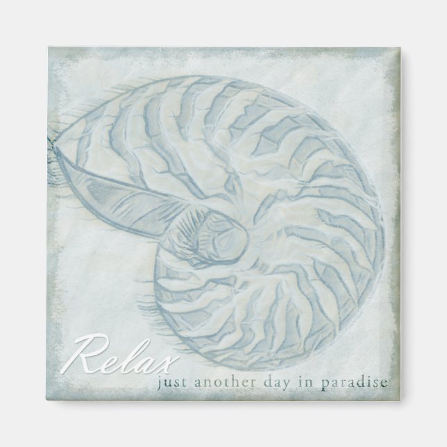 Imã Relaxe mais um dia no ímã do paraíso (Frente)