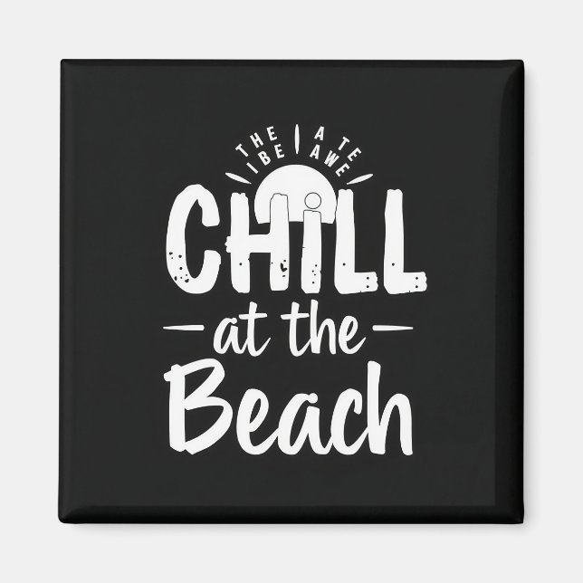 Imã Relaxe na Praia (Frente)