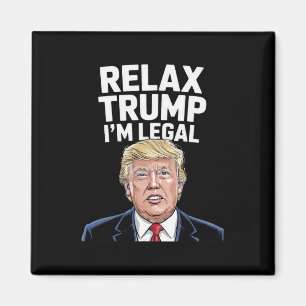 Imã Relaxe Trump Eu Sou Americano Legal Engraçado
