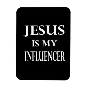 Ímã Religião - Jesus É Meu Influenciador