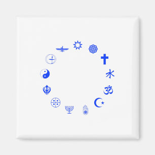 Imã Religiões do Mundo Azul