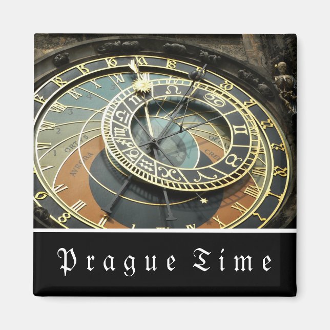 Imã Relógio Astronômico de Praga (Frente)