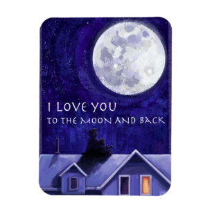 Ímã Relógio de lua