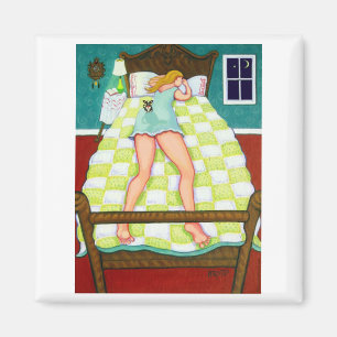 Imã Relógio de noite - chihuahua no dever