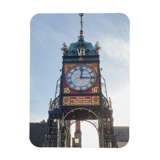 Ímã Relógio de Paredes da Cidade de Chester (Vertical)