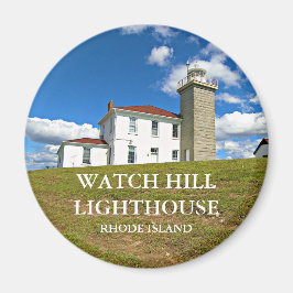 Imã Relógio Hill, Rhode Island Round Magnet