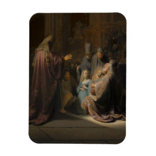 Ímã Rembrandt, O Cântico de Elogios de Simeon - Belas