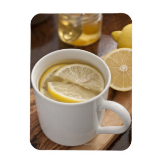 Ímã remédio para gripe feito em casa; limões e mel