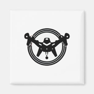 Imã Remendo de arte do piloto da equipe de UAV RPV enx