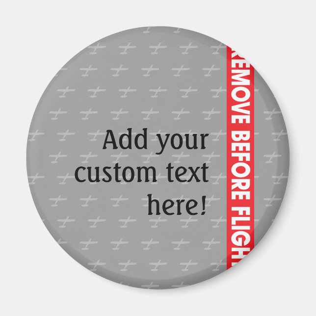 Imã Remover Antes do Voo - Disponibilidade (Frente)