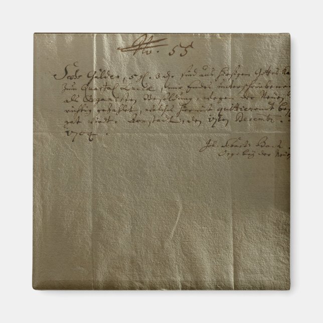 Imã Remuneração Recepção, 17 de dezembro de 1704 (Frente)