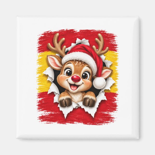Imã Rena de Natal Espanhola (Frente)