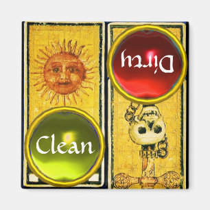IMÃ RENASCIMENTO ANTIGO TAROTS /SUN E ÁS DAS ESPADAS