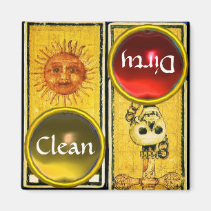 IMÃ RENASCIMENTO ANTIGO TAROTS /SUN E ÁS DAS ESPADAS