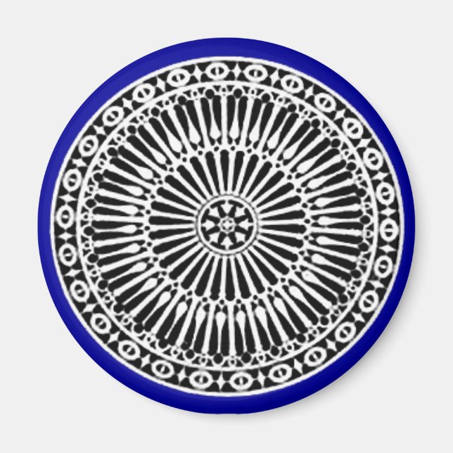 Imã RENASCIMENTO, azul (Frente)