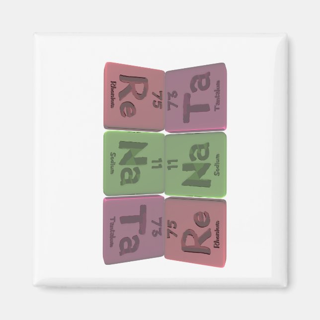 Imã Renata como Rhenium Tântalo de Sódio (Frente)