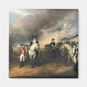 Imã Rendição de Yorktown por John Trumbull