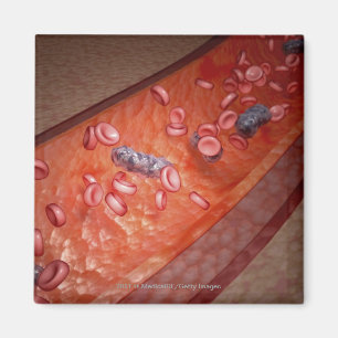 Imã Rendição microscópica de uma infecção do sang