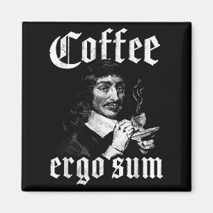 Imã René Descartes Princípios Filosofia Café Ergo S