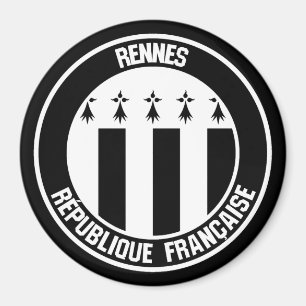 Imã Rennes Round Emblem