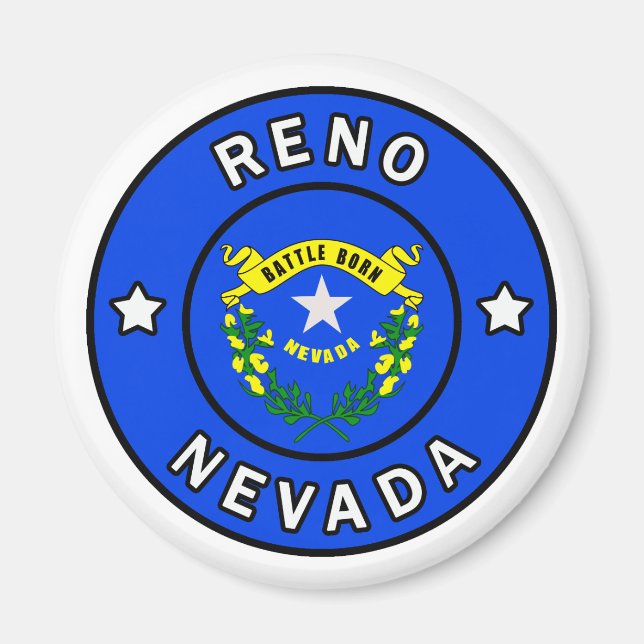 Imã Reno Nevada (Frente)