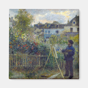 Imã Renoir - Claude Monet Pintando em seu Jardim