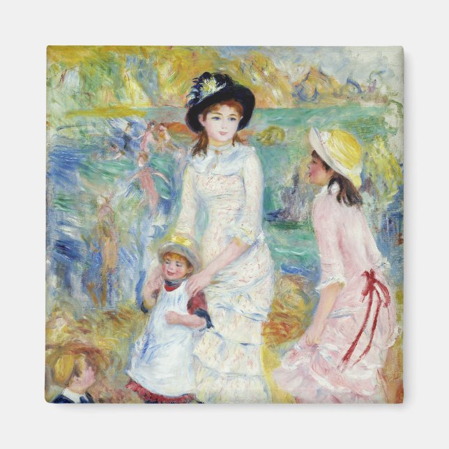 Imã Renoir - Crianças em Seashore, Guernsey (Frente)