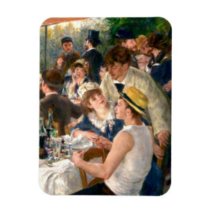 Ímã Renoir French Luncheon no Partido Barco