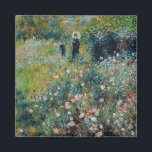 Imã Renoir - Mulher com Parasol num Jardim<br><div class="desc">Mulher com Parasol em Jardim (Femme avec parasol dans un jardin) - Pierre-Auguste Renoir,  Oil on Canvas,  1875</div>
