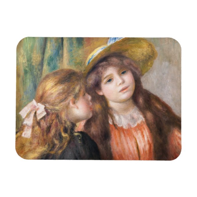 Ímã Renoir - Retrato de Duas Meninas (Horizontal)