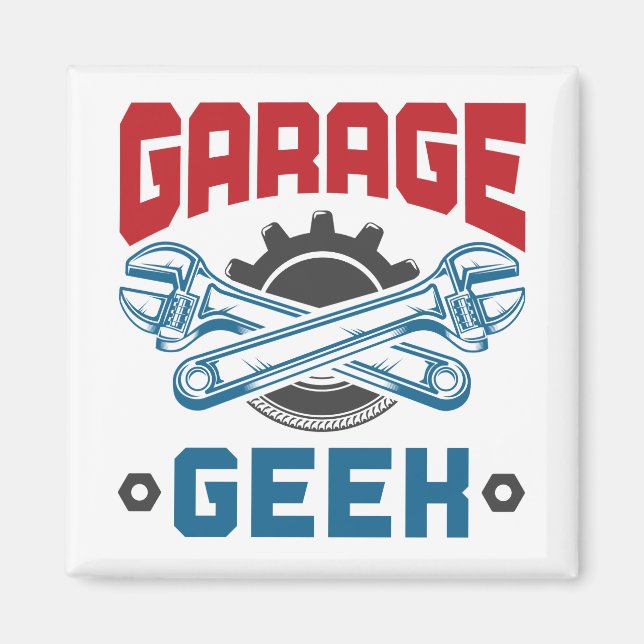 Imã Reparação Automática de Veículos Mecânicos do Geek (Frente)