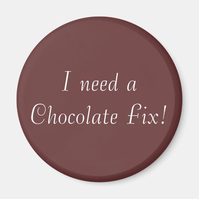 Imã Reparação de Chocolate (Frente)