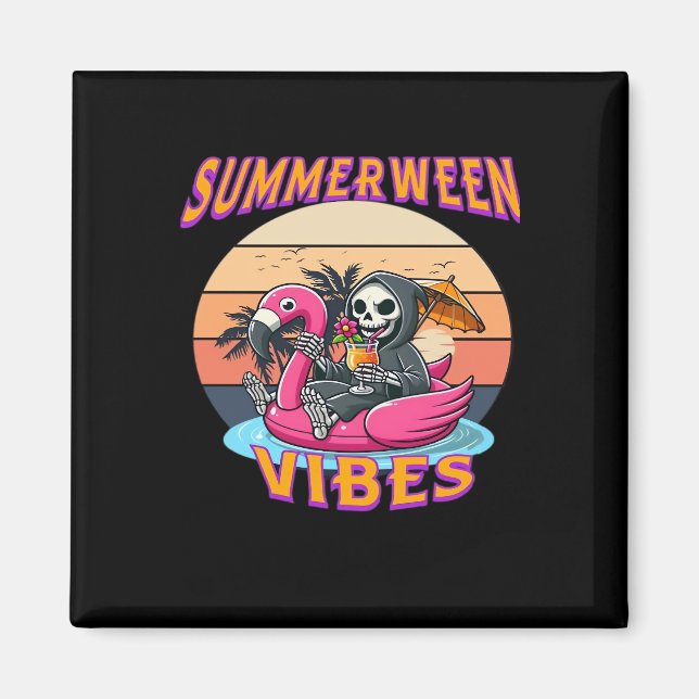 Imã Reparador Flamingo Float Summerbetween Vibes Grim (Frente)