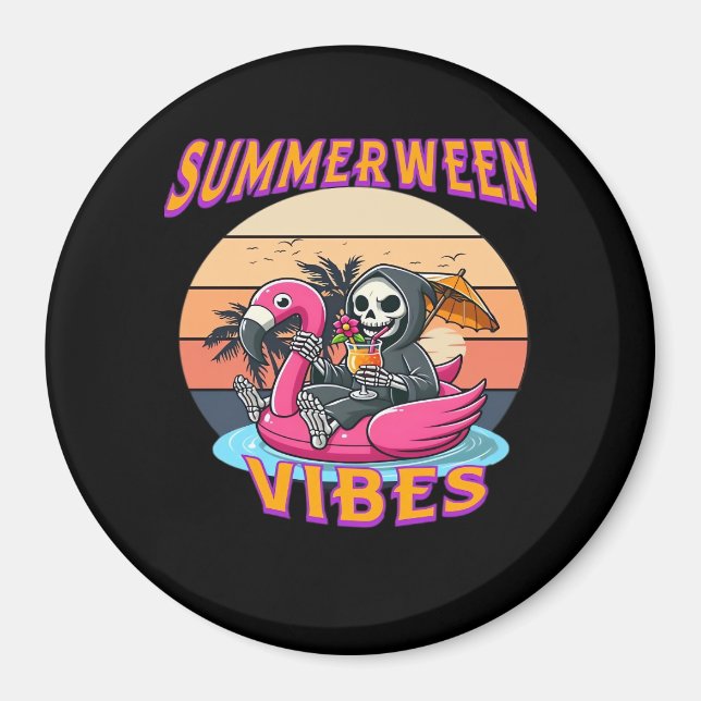 Imã Reparador Flamingo Float Summerbetween Vibes Grim (Frente)