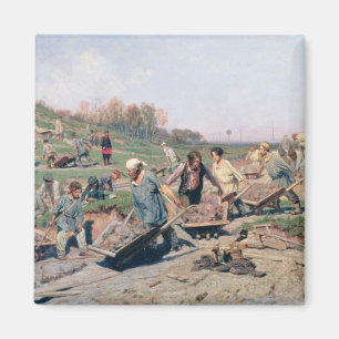 Imã Repare trabalhos na linha Railway, 1874