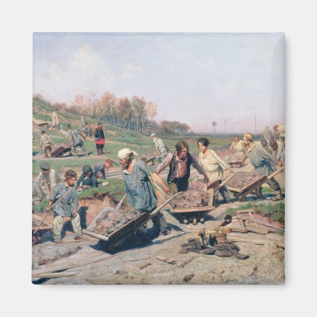 Imã Reparo funciona na linha ferroviária 1874 (Frente)