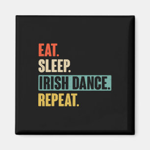 Imã Repetição da dança Irlandesa do Comedor do Sono -