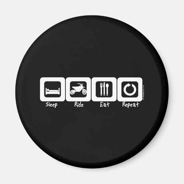 Imã Repetição de Comida de Corrida de Sono (Frente)