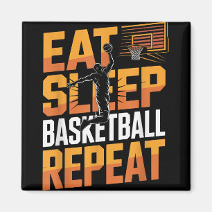 Imã Repetições de basquete do sono, jogador, garotos,