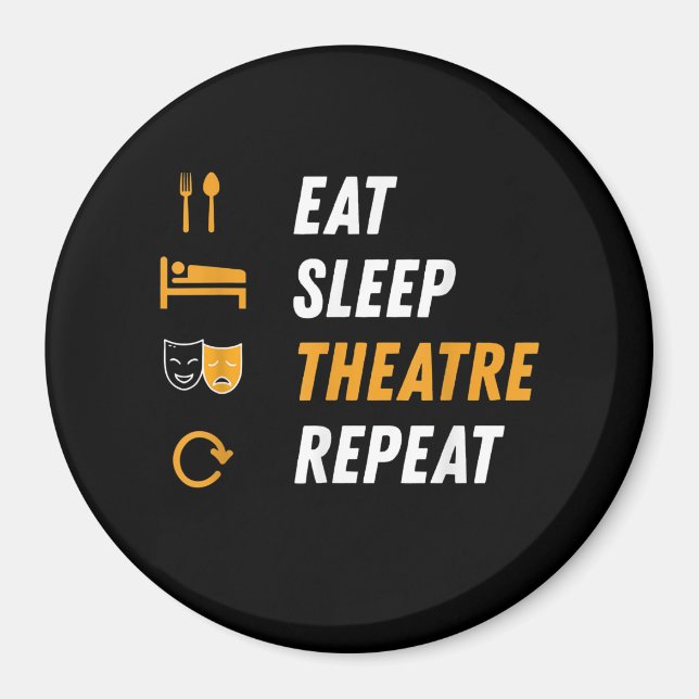 Imã Repetir Teatro De Sono (Frente)