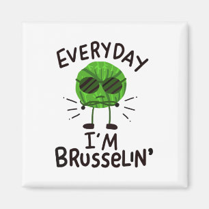 Imã Repolho de Bruxelas Vegano