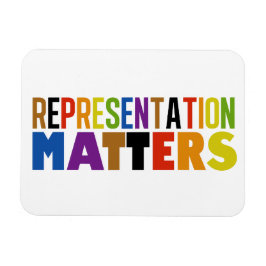 Ímã Representation Matters Rainbow Diversity Card
