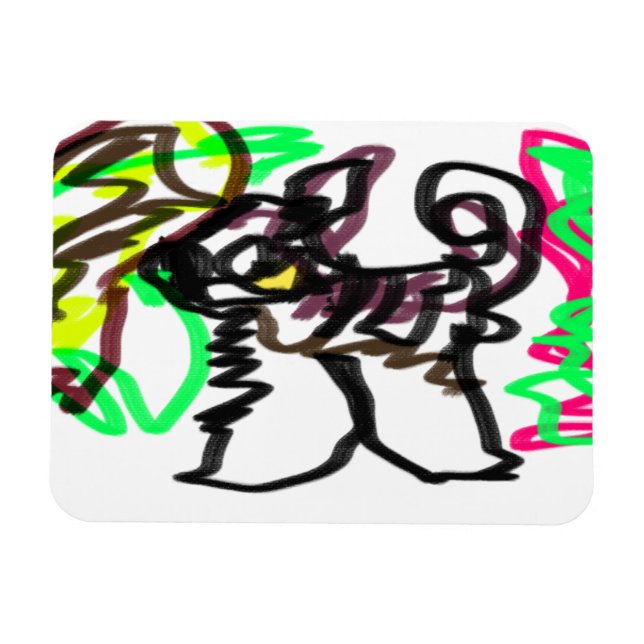 Ímã Reprodução de outono de rouco (Horizontal)