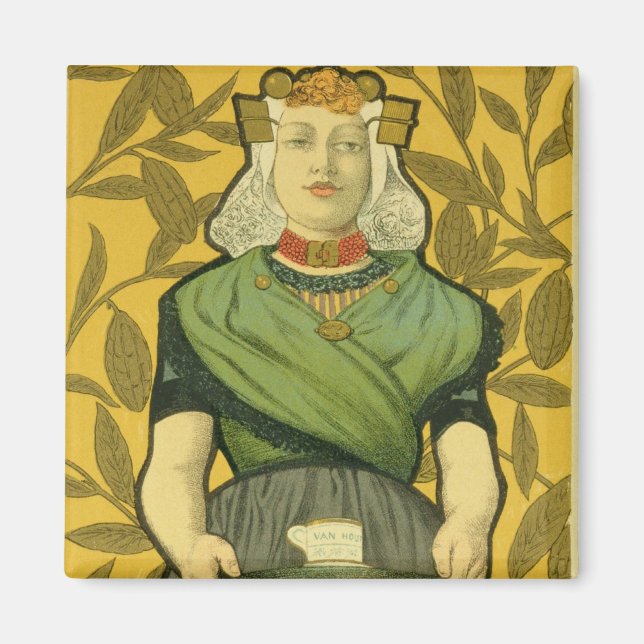 Imã Reprodução de um anúncio de poster "Van Houten C (Frente)