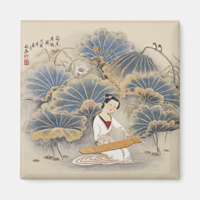 Imã Reproduzindo Música por Lotus Pond (Frente)