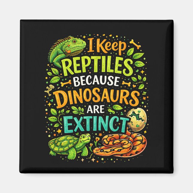 Imã Reptiles Rule (Frente)